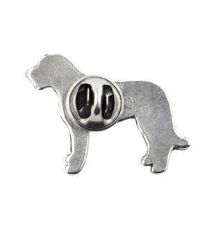 Wilczarz irlandzki pin posrebrzony Art-Dog